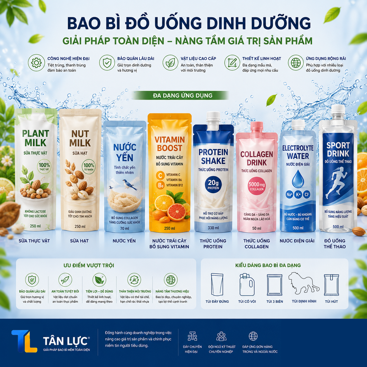 Bao Bì Đồ Uống DInh Dưỡng